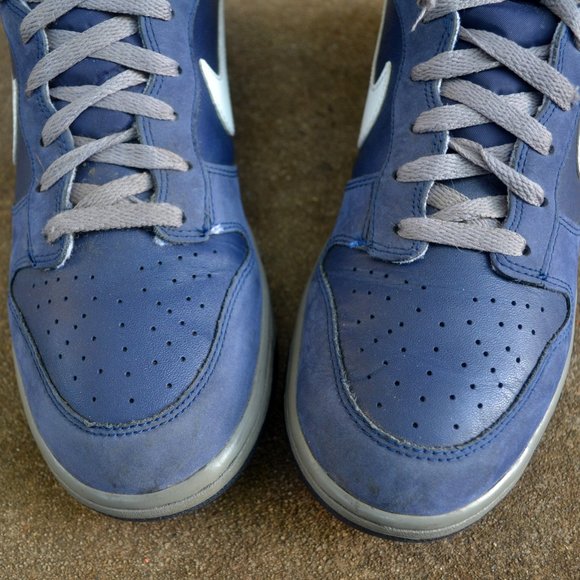 Nike Dunk High Size 12 Men Blue 2012 - Picture 9 of 12
